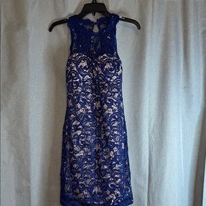 Navy Blue sequin dress